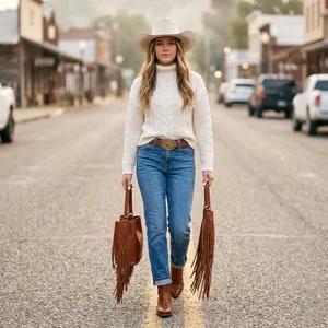 Western-inspired street style