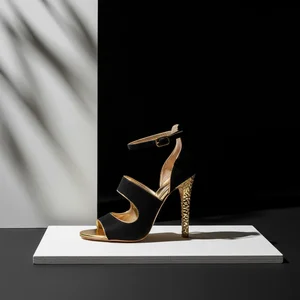 Dramatic Black Heel