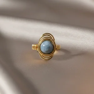 Pearl Ring on Soft Drape