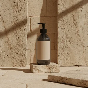 Elegant Lotion Bottle Display