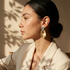 Elegant Floral Statement Earring