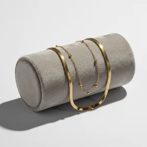 Layered Gold Snake Chains