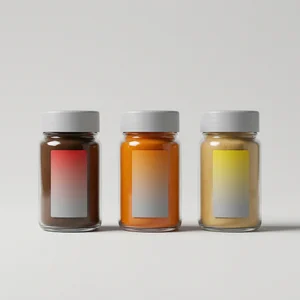 Minimalist spice jars on gray