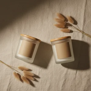 Cozy scented candles