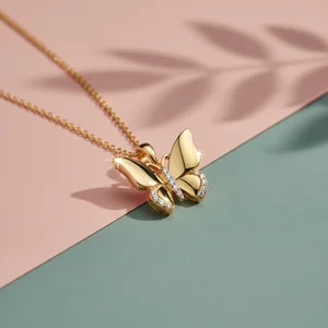 Golden Butterfly Necklace