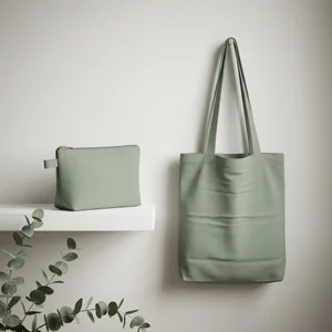 Minimalist sage green bags