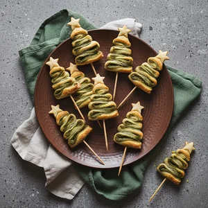 Gourmet chicken skewers appetizer