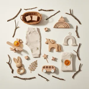 Eco-friendly baby toys collection