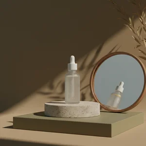 Serene skincare dropper bottle