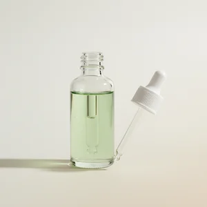 Minimalist Clear Skincare Bottle