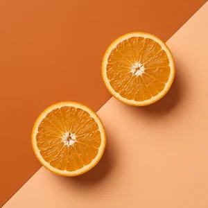 Graphic citrus flat lay