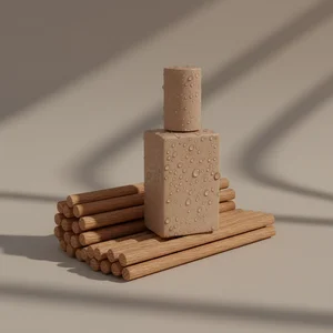 Elegant scent on woven basket