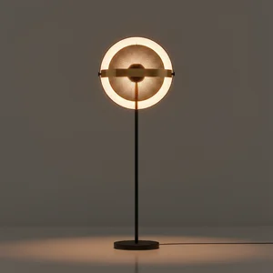 Sleek minimalist floor lamp
