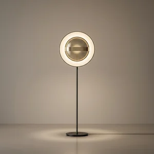 Modern circular floor lamp