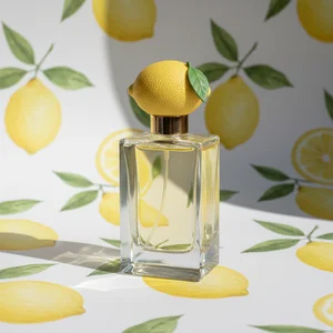 Lemon fragrance bottle