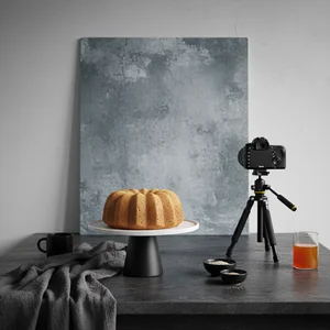 Creative food photography setup