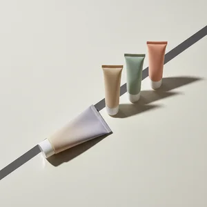Minimalist beauty tube packaging