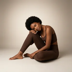 Relaxed activewear portrait