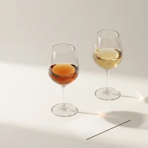 Elegant wine and card mockup