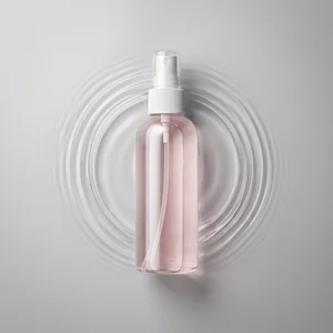 Hydrating mist on water surface