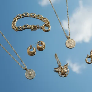 Radiant gold jewelry collection