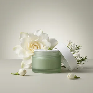 Elegant jasmine beauty jar