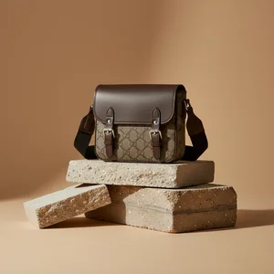 Elegant textured shoulder bag