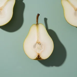 Fresh pear halves
