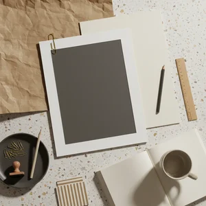 Creative Workspace Flat Lay