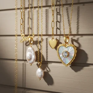 Layered Pearl & Shell Necklaces