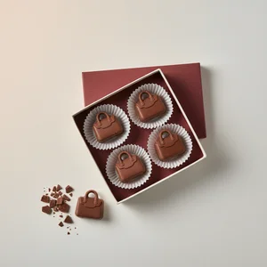 Gourmet chocolate box display