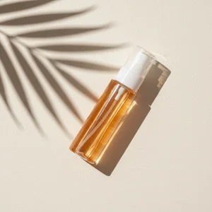 Tropical glow serum bottle