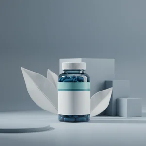 Dynamic health supplement bottle