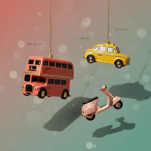 Retro toy vehicles display