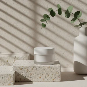 Minimalist Skincare Presentation