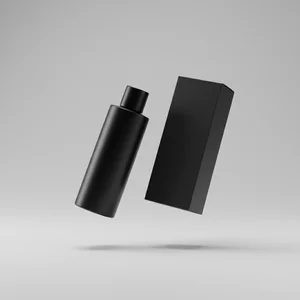 Angled Black Skincare Branding
