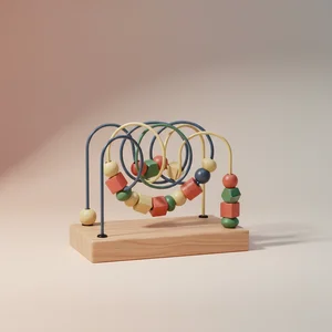 Wooden baby activity toy