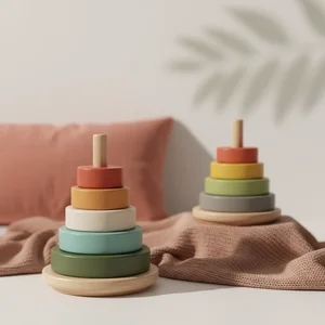 Eco-friendly baby stacking toy
