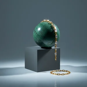 Modern luxury jewelry display