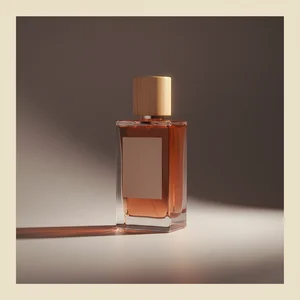 Sophisticated perfume bottle