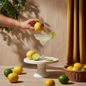 Zesty citrus cocktail moment