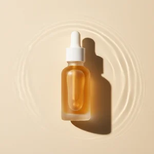 Skincare serum dropper bottle mockup