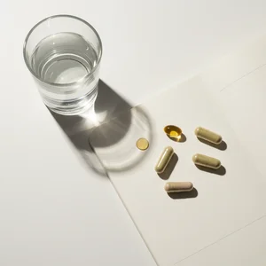 Elegant woman in pearl necklace