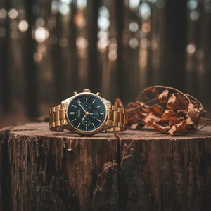 Rugged elegant wristwatch