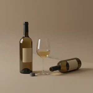 Refined Wine Bottle Presentation