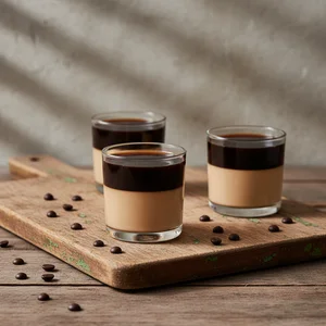 Rustic coffee desserts