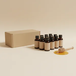 Yellow serums or essential oils