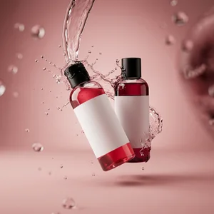 Dynamic water splash skincare