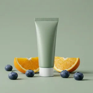 Fresh fruit skincare tube