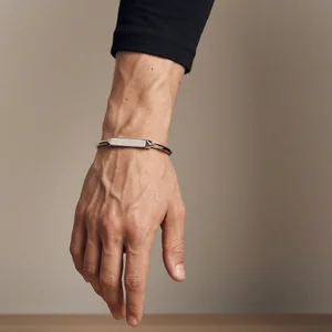 Men's bracelet on wrist
